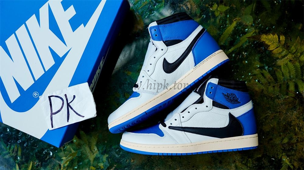 PK5.0 Travis Scott X Fragment X Air Jordan 1 High OG retail materials ready to ship