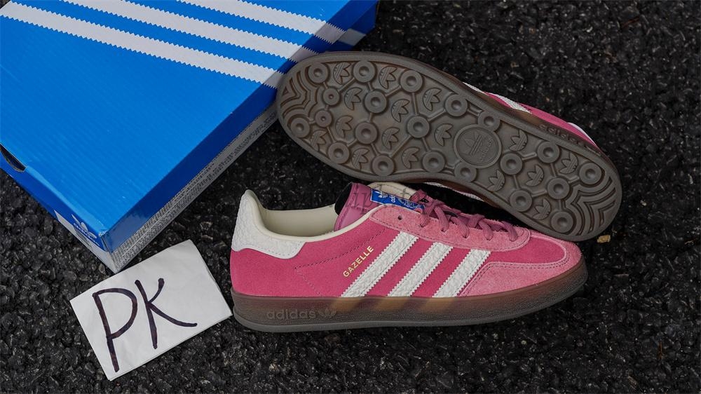 pk god Ad*s gazelle indoor pink cloud white retail materials ready to ship