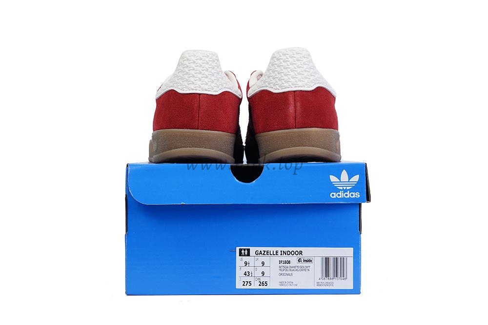 pk god Ad*s gazelle indoor red white retail materials ready to ship