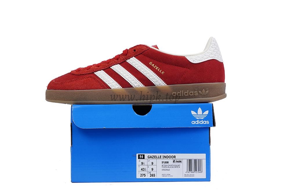 pk god Ad*s gazelle indoor red white retail materials ready to ship