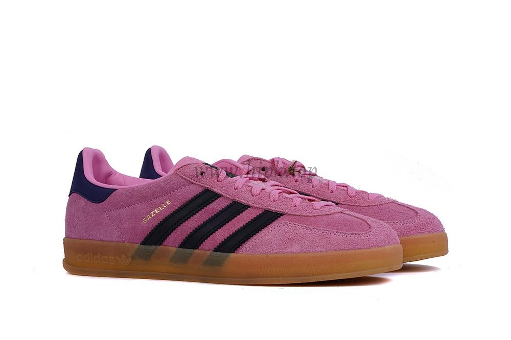 pk god Ad*s gazelle indoor pink black retail materials ready to ship