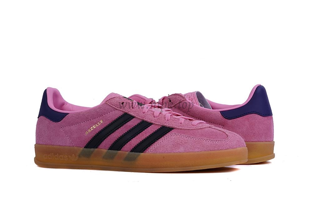 pk god Ad*s gazelle indoor pink black retail materials ready to ship