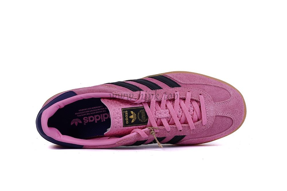 pk god Ad*s gazelle indoor pink black retail materials ready to ship