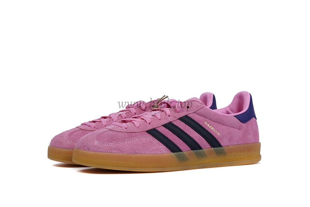 pk god Ad*s gazelle indoor pink black retail materials ready to ship