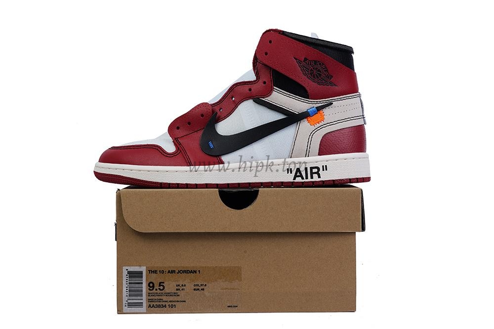 PK GOD Off-White x Air Jordan 1 Retro High OG Chicago RETAIL MATERIALS READY TO SHIP