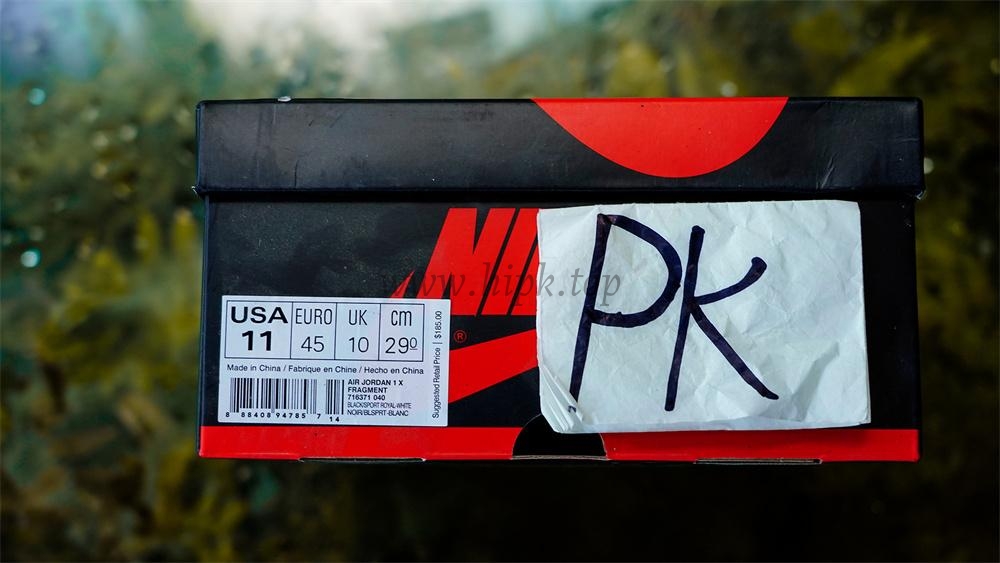 PK GOD Jordan 1 Retro High Fragment RETAIL MATERIALS READY TO SHIP