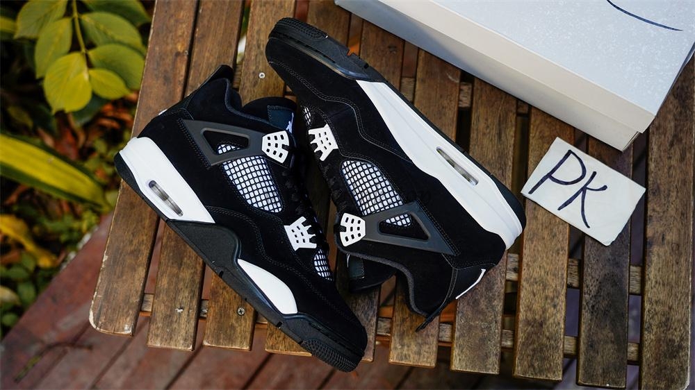 PK God Jordan 4 Retro White Thunder RETAIL MATERIALS READY TO SHIP