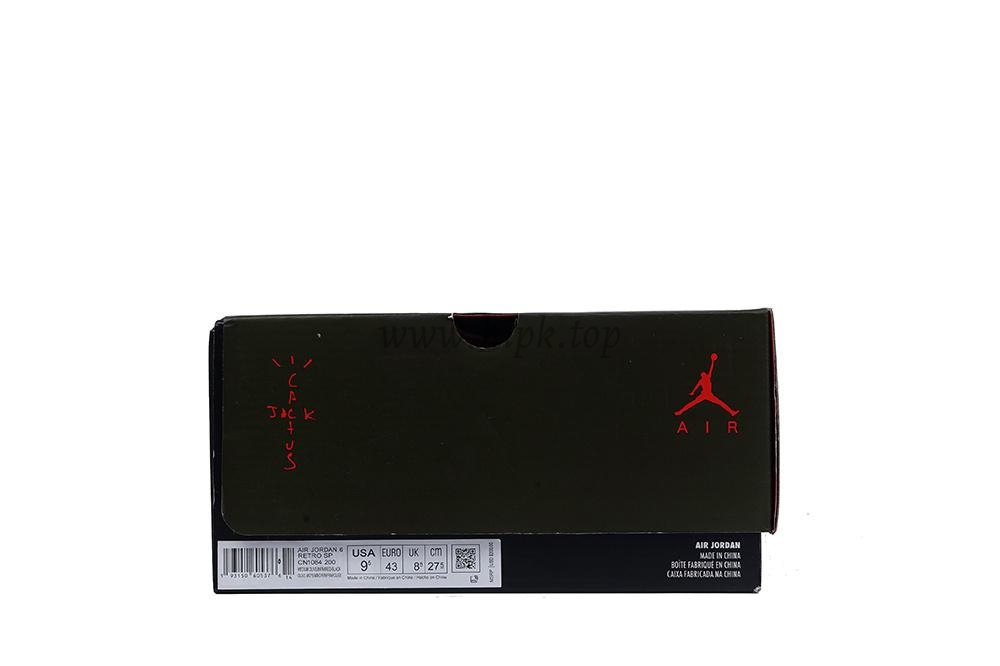 PK GOD Jordan 6 Retro Travis Scott RETAIL MATERIALS READY TO SHIP