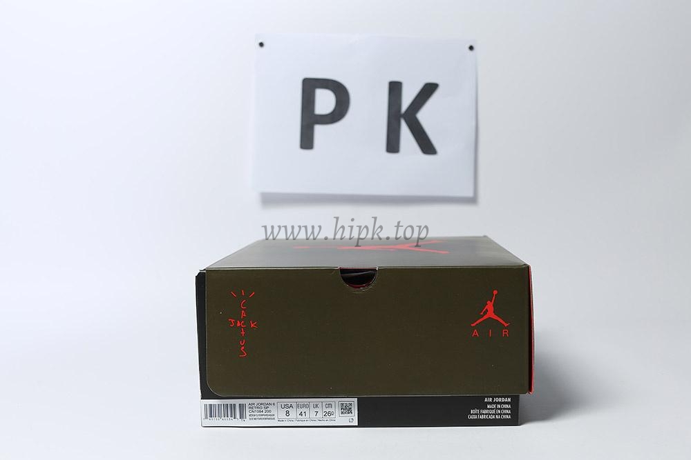 PK GOD Jordan 6 Retro Travis Scott RETAIL MATERIALS READY TO SHIP