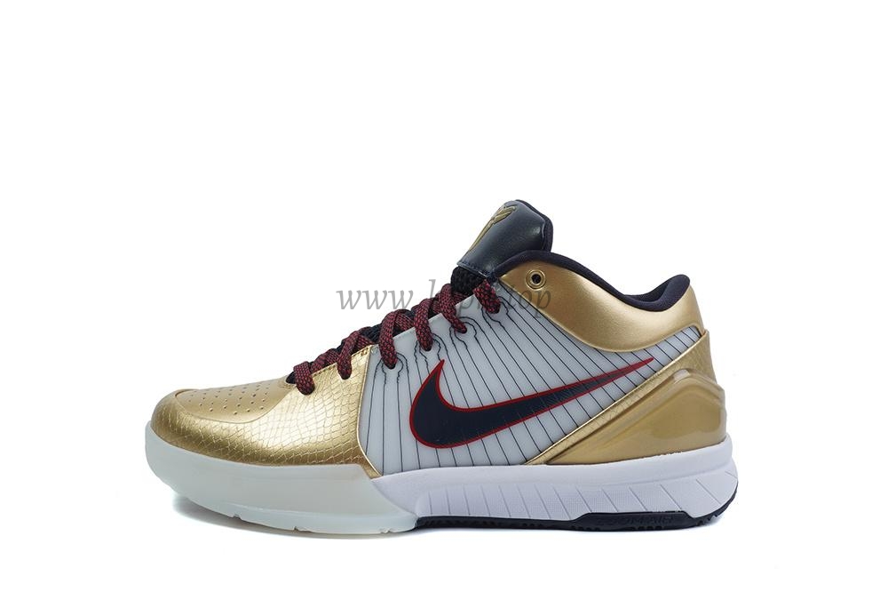 PK God Kobe 4 Protro Metallic Gold and Dark Obsidian RETAIL MATERIALS READY TO SHIP