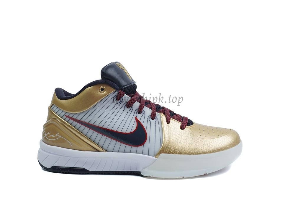 PK God Kobe 4 Protro Metallic Gold and Dark Obsidian RETAIL MATERIALS READY TO SHIP