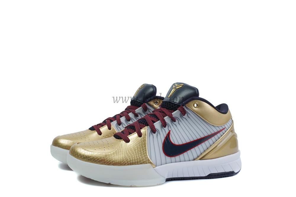 PK God Kobe 4 Protro Metallic Gold and Dark Obsidian RETAIL MATERIALS READY TO SHIP