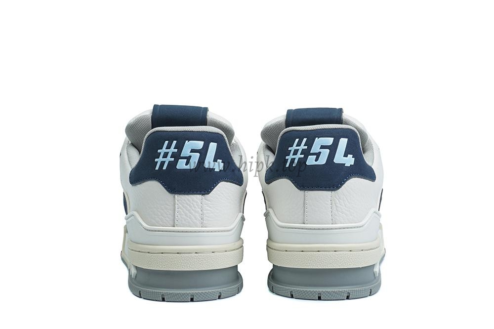 pk god l**is V*t*n lv trainer #54 signature white blue retail materials ready to ship