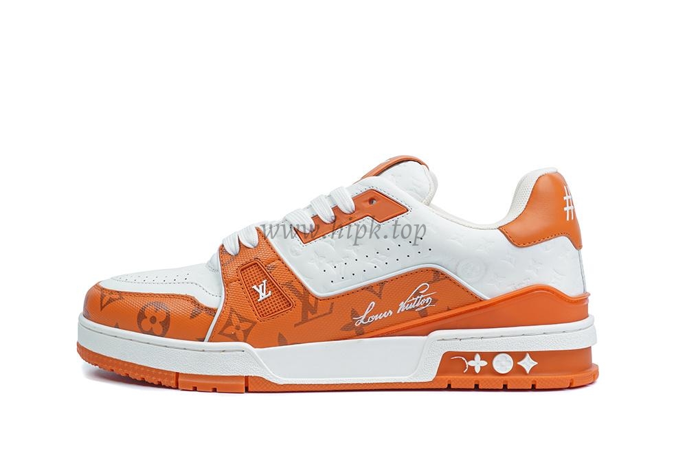 pk god l**is V*t*n lv trainer #54 signature orange white retail materials ready to ship