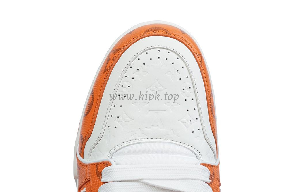 pk god l**is V*t*n lv trainer #54 signature orange white retail materials ready to ship