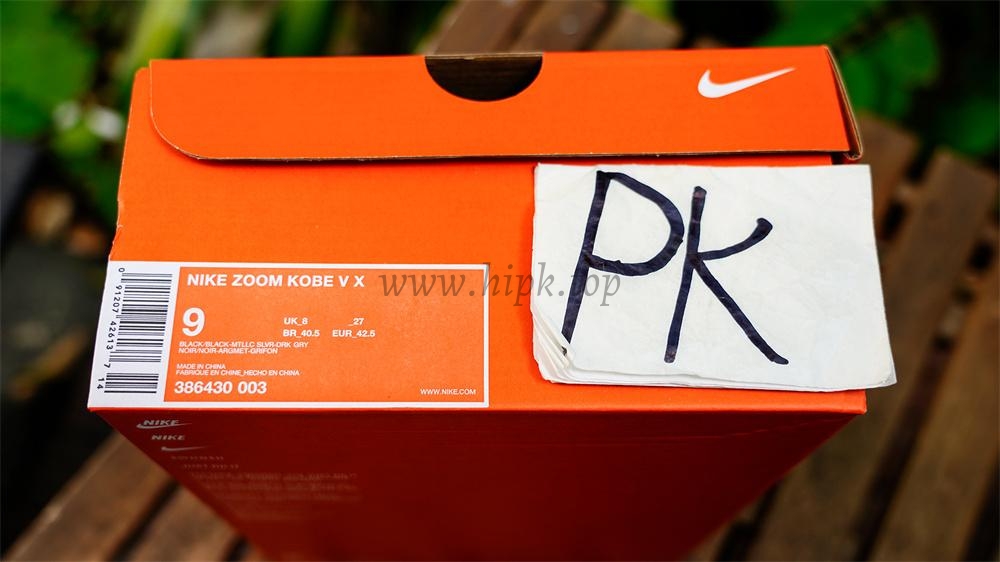 PK GOD Nike Zoom Kobe 5 Black Out RETAIL MATERIALS READY TO SHIP