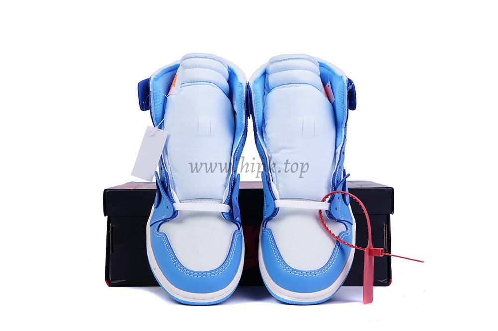 PK GOD X YIFU RETAIL FACTORYOFF WHITE X AIR JORDAN 1 POWDER BLUE UNC RETAIL MATERIALS ready limited