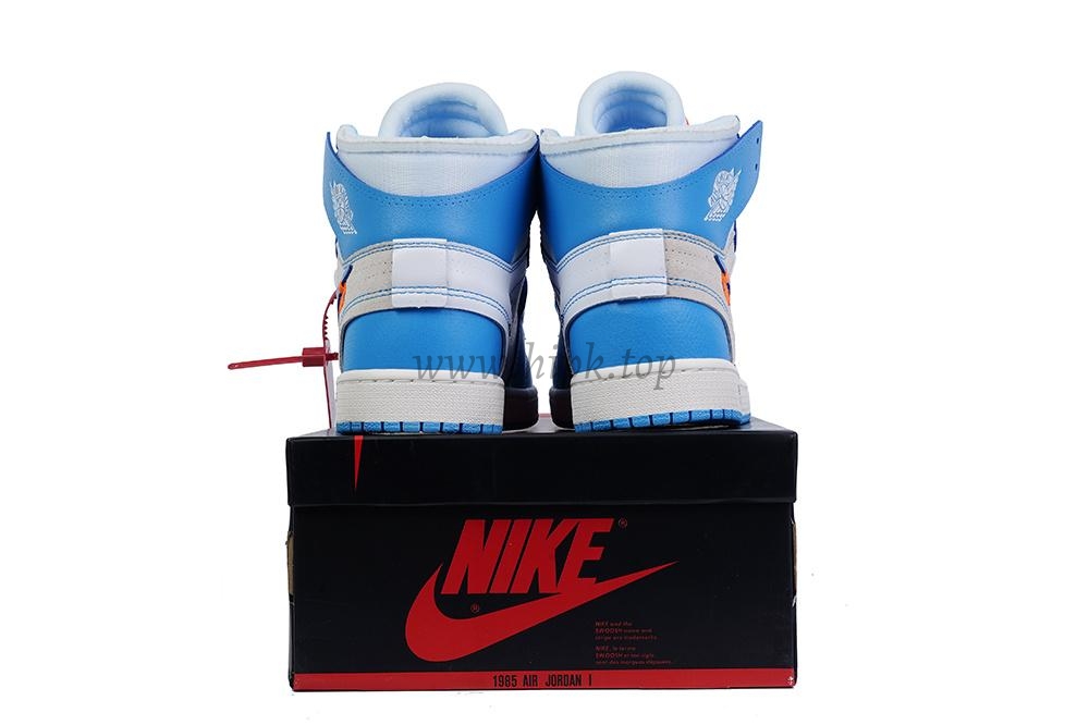 PK GOD X YIFU RETAIL FACTORYOFF WHITE X AIR JORDAN 1 POWDER BLUE UNC RETAIL MATERIALS ready limited