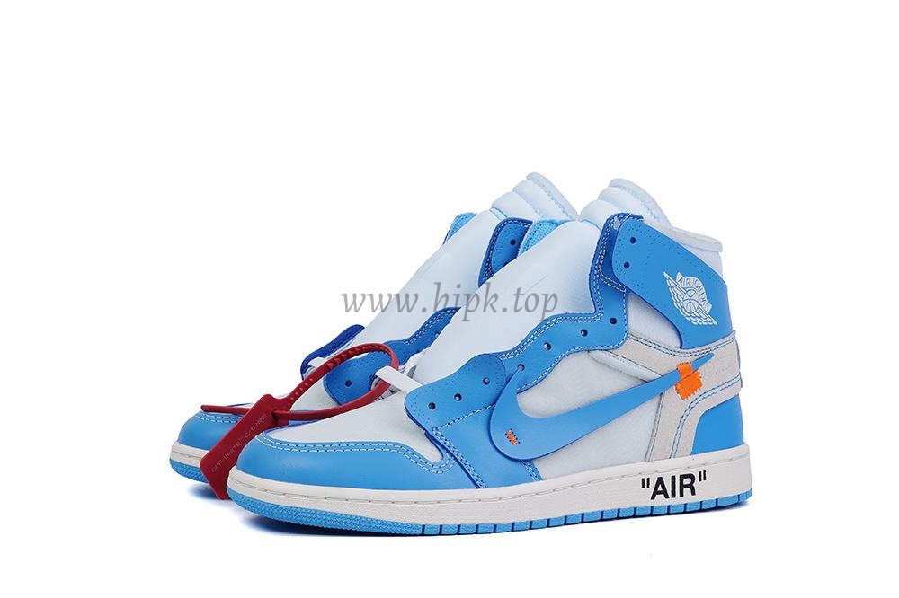 PK GOD X YIFU RETAIL FACTORYOFF WHITE X AIR JORDAN 1 POWDER BLUE UNC RETAIL MATERIALS ready limited