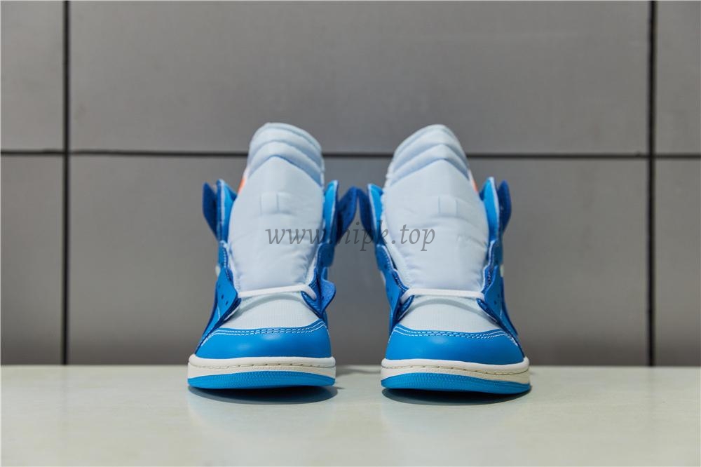 PK GOD X YIFU RETAIL FACTORYOFF WHITE X AIR JORDAN 1 POWDER BLUE UNC RETAIL MATERIALS ready limited