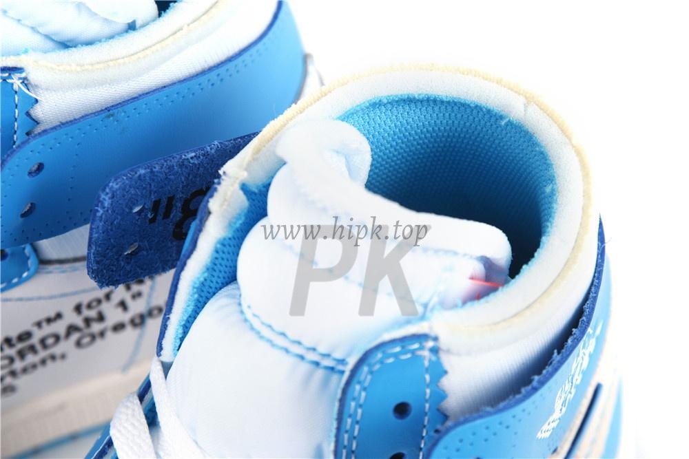 PK GOD X YIFU RETAIL FACTORYOFF WHITE X AIR JORDAN 1 POWDER BLUE UNC RETAIL MATERIALS ready limited