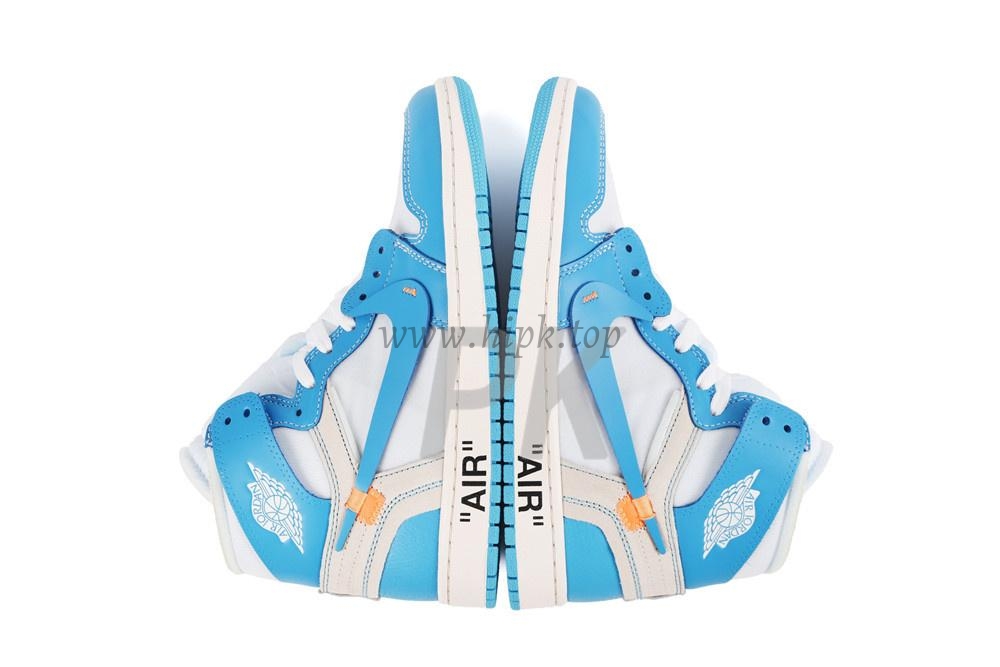 PK GOD X YIFU RETAIL FACTORYOFF WHITE X AIR JORDAN 1 POWDER BLUE UNC RETAIL MATERIALS ready limited