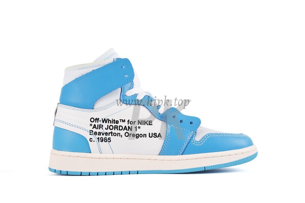 PK GOD X YIFU RETAIL FACTORYOFF WHITE X AIR JORDAN 1 POWDER BLUE UNC RETAIL MATERIALS ready limited