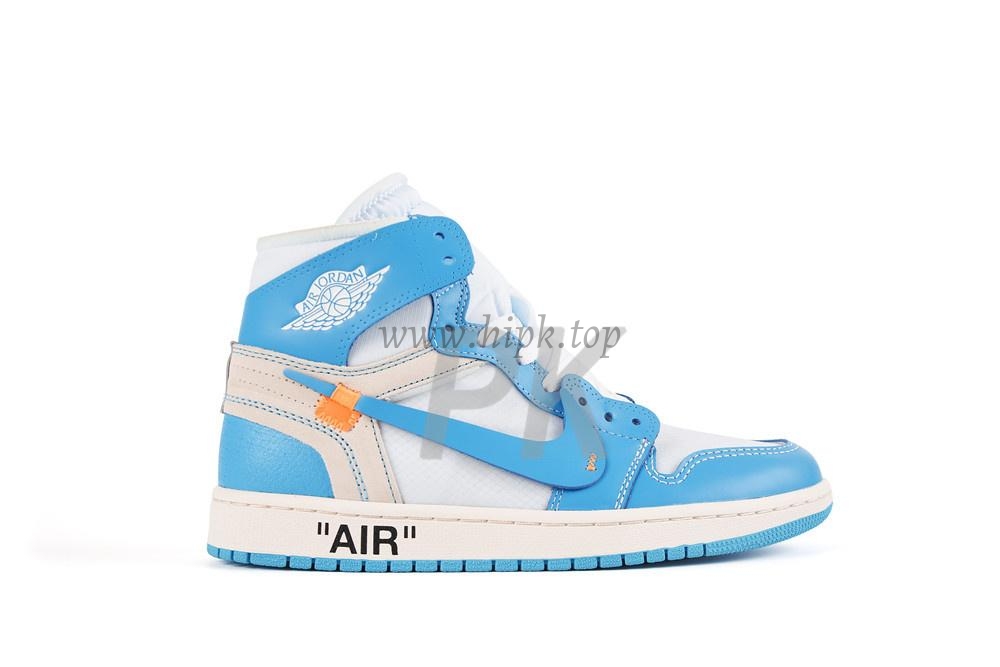 PK GOD X YIFU RETAIL FACTORYOFF WHITE X AIR JORDAN 1 POWDER BLUE UNC RETAIL MATERIALS ready limited