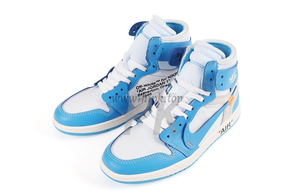 PK GOD X YIFU RETAIL FACTORYOFF WHITE X AIR JORDAN 1 POWDER BLUE UNC RETAIL MATERIALS ready limited