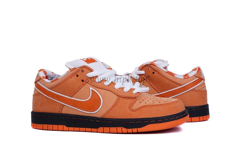 PK GOD NIKE SB DUNK LOW CONCEPTS ORANGE LOBSTER RETAIL MATERIALS READY TO SHIP