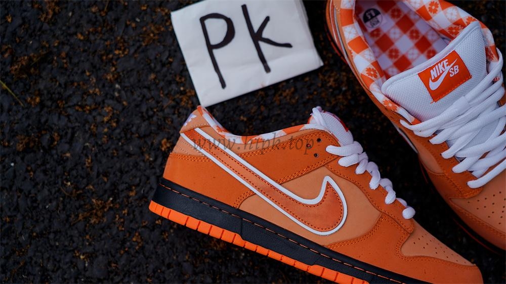 PK GOD NIKE SB DUNK LOW CONCEPTS ORANGE LOBSTER RETAIL MATERIALS READY TO SHIP