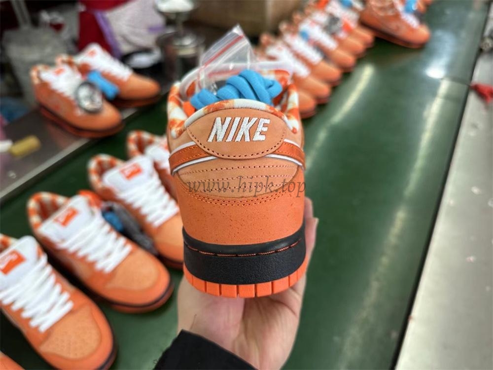 PK GOD NIKE SB DUNK LOW CONCEPTS ORANGE LOBSTER RETAIL MATERIALS READY TO SHIP