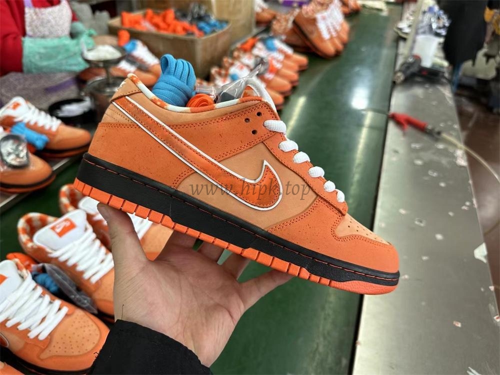 PK GOD NIKE SB DUNK LOW CONCEPTS ORANGE LOBSTER RETAIL MATERIALS READY TO SHIP