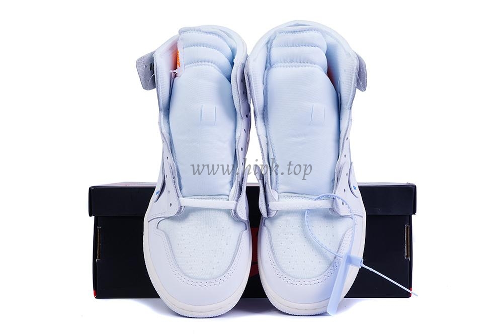 PK GOD X YIFU RETAIL FACTORY X NIKE X OFF WHITE-AIR JORDAN 1-TRIPLE WHITE ready limited