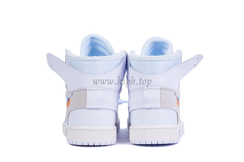 PK GOD X YIFU RETAIL FACTORY X NIKE X OFF WHITE-AIR JORDAN 1-TRIPLE WHITE ready limited