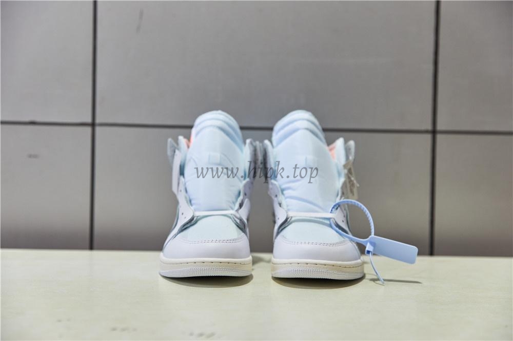 PK GOD X YIFU RETAIL FACTORY X NIKE X OFF WHITE-AIR JORDAN 1-TRIPLE WHITE ready limited