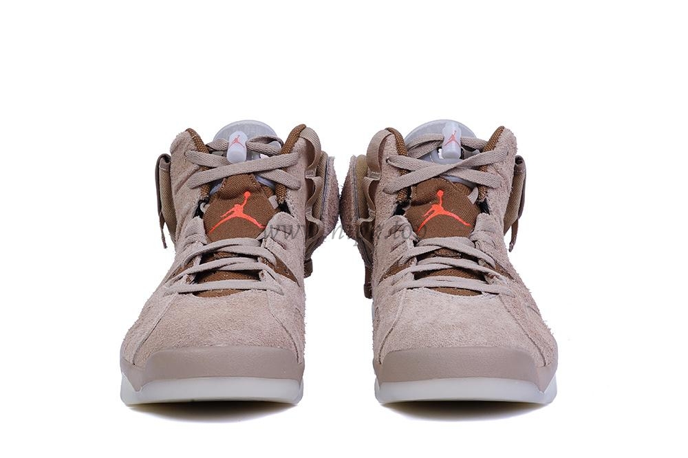 PK GOD Jordan 6 Retro Travis Scott British Khaki RETAIL MATERIALS READY TO SHIP