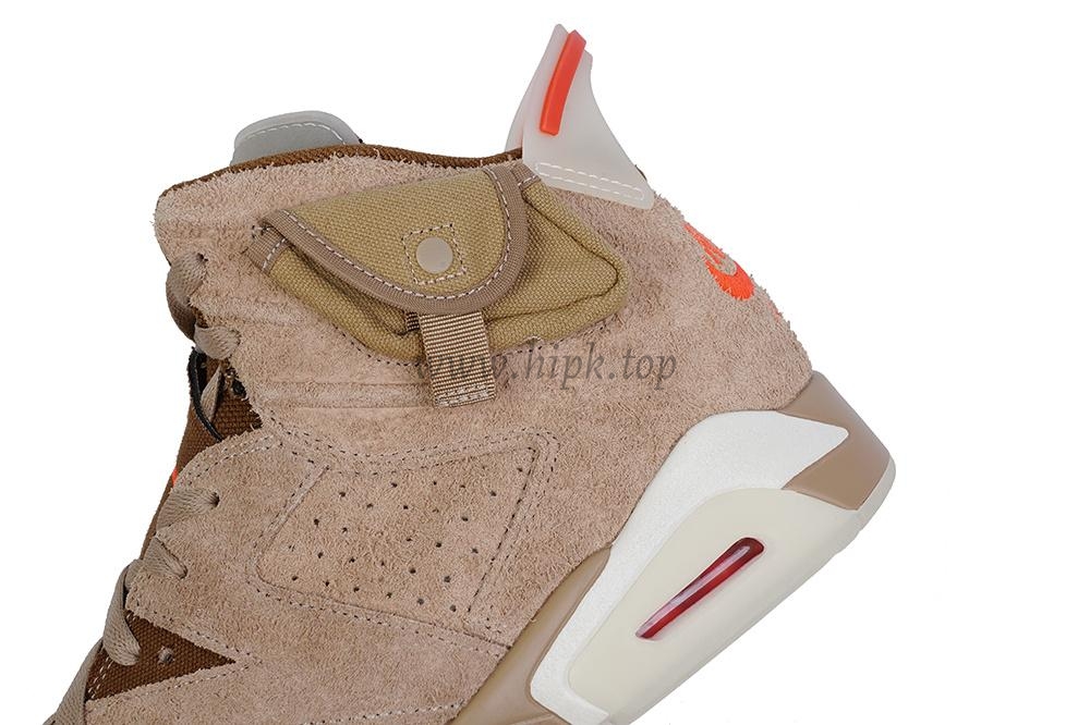 PK GOD Jordan 6 Retro Travis Scott British Khaki RETAIL MATERIALS READY TO SHIP