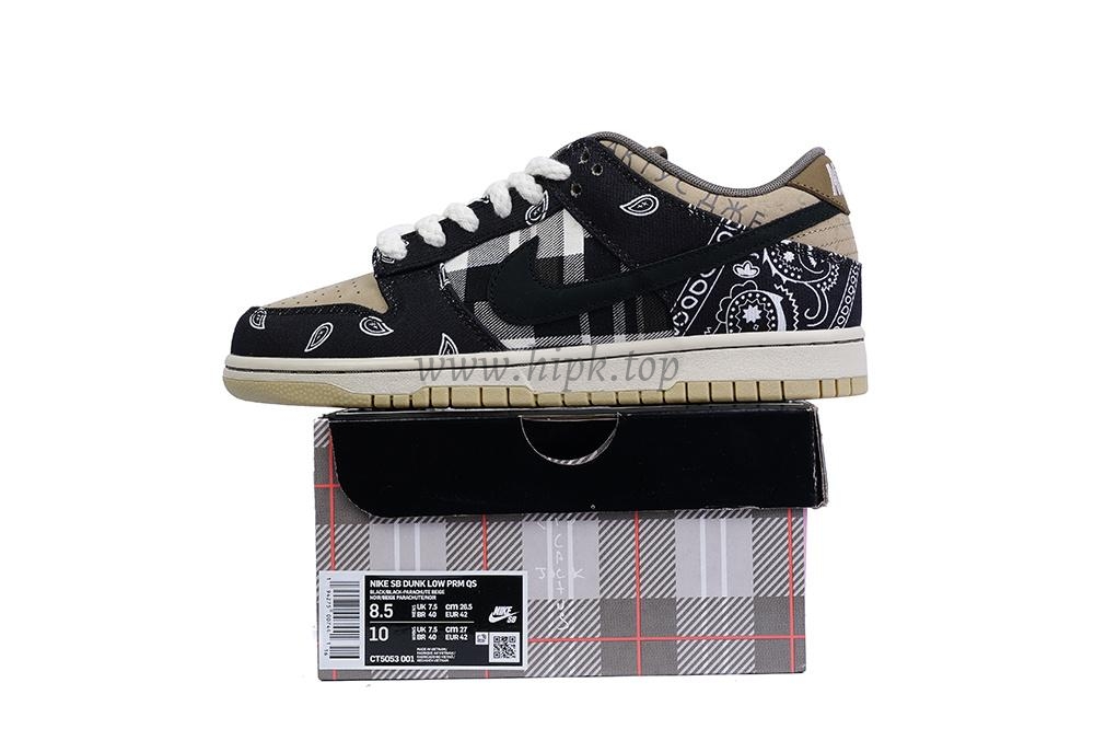 PK 4.0 exclusive 4.0 final version retail label Travis Scott X Nike SB dunk low Jackboys retail materials ready to ship