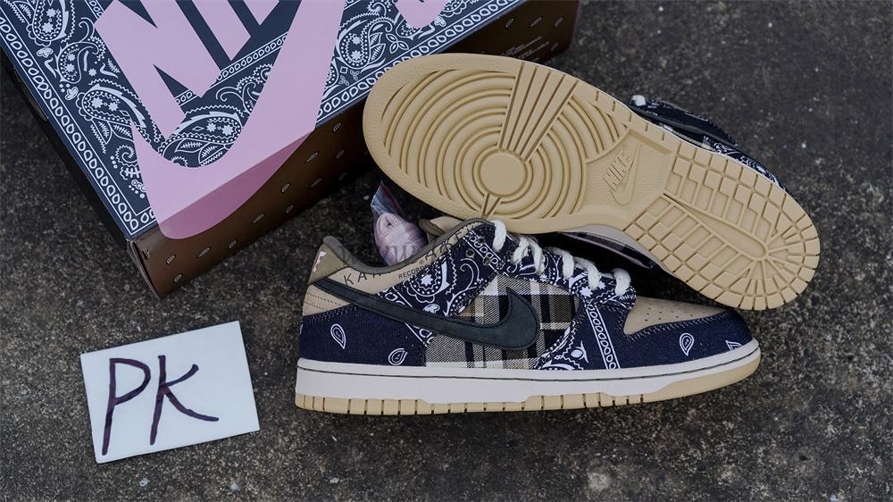 PK 4.0 exclusive 4.0 final version retail label Travis Scott X Nike SB dunk low Jackboys retail materials ready to ship