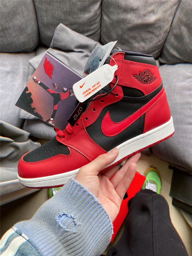 PK GOD Jordan 1 Retro High 85 Varsity Red retail materials ready to ship