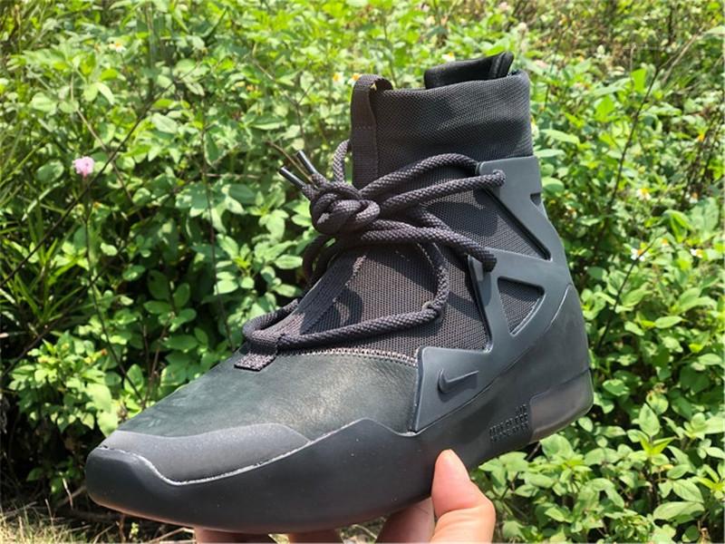 PK God Nike Air Fear of God 1 Triple Black retail materials ready to ship