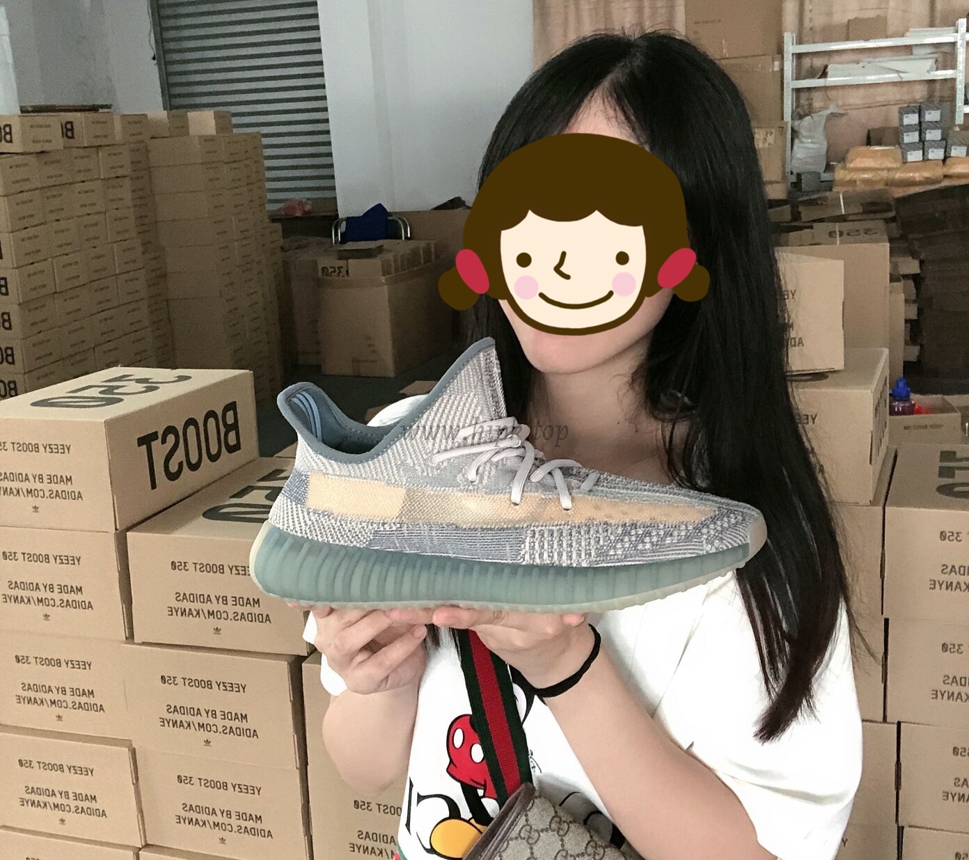 exclusive pk god yeezy 350 v2 israfilwith real premeknit from huayiyi which offer primeknit to Ad*s directly ready to ship