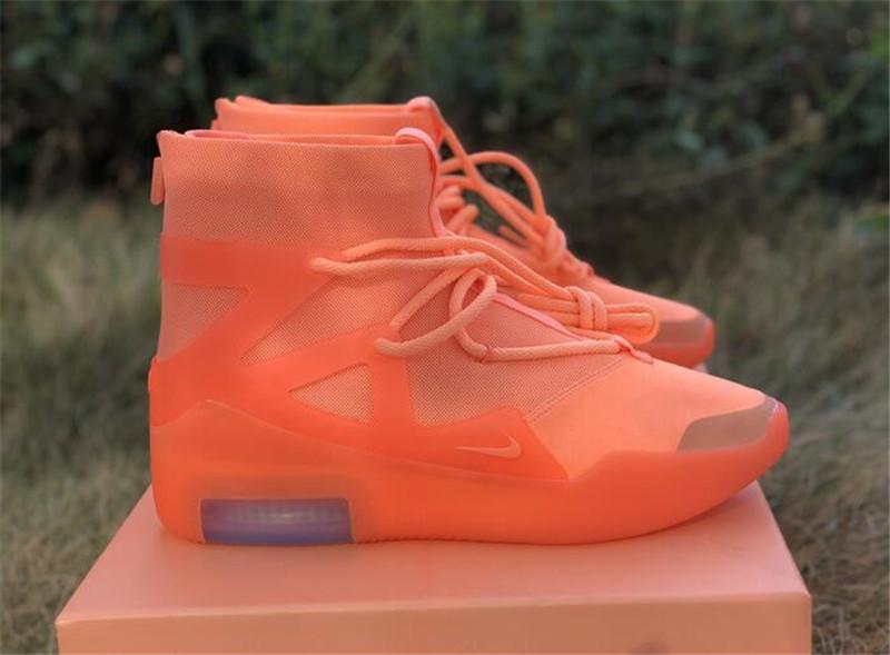 PK God Nike Air Fear of God 1 Orange retail materials ready to ship