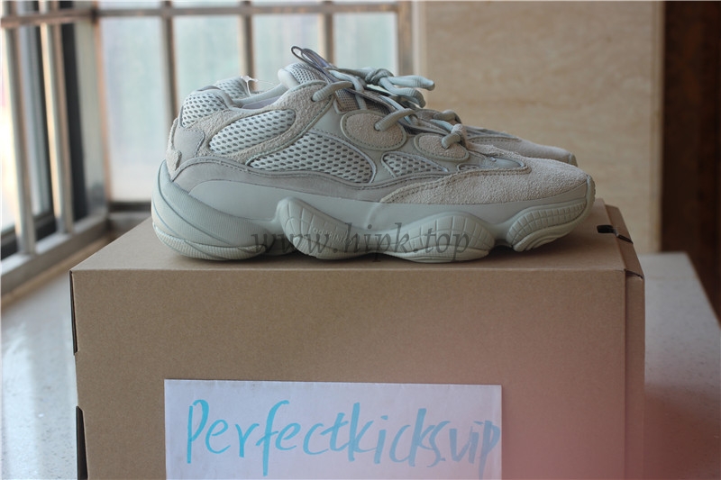 God Yeezy 500 Salt EE7287 retail sample version ready