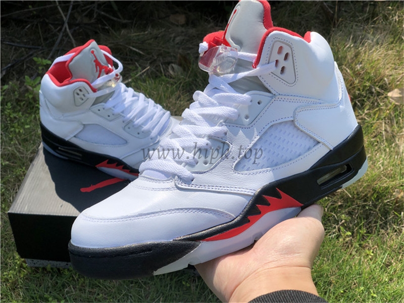 PK GOD Air Jordan 5 Fire Red retail materails ready to ship