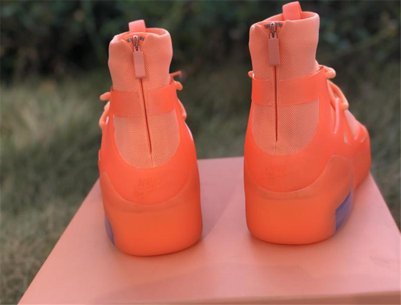 PK God Nike Air Fear of God 1 Orange retail materials ready to ship