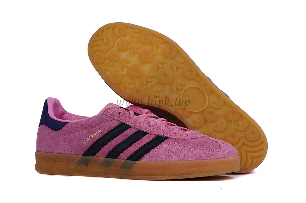 pk god Ad*s gazelle indoor pink black retail materials ready to ship