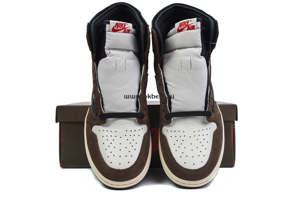 PK5.0 TRAVIS SCOTT X AIR JORDAN I CD4487-100 HIGH OG MOCHA RETAIL MATERIALS RETAIL VERSION