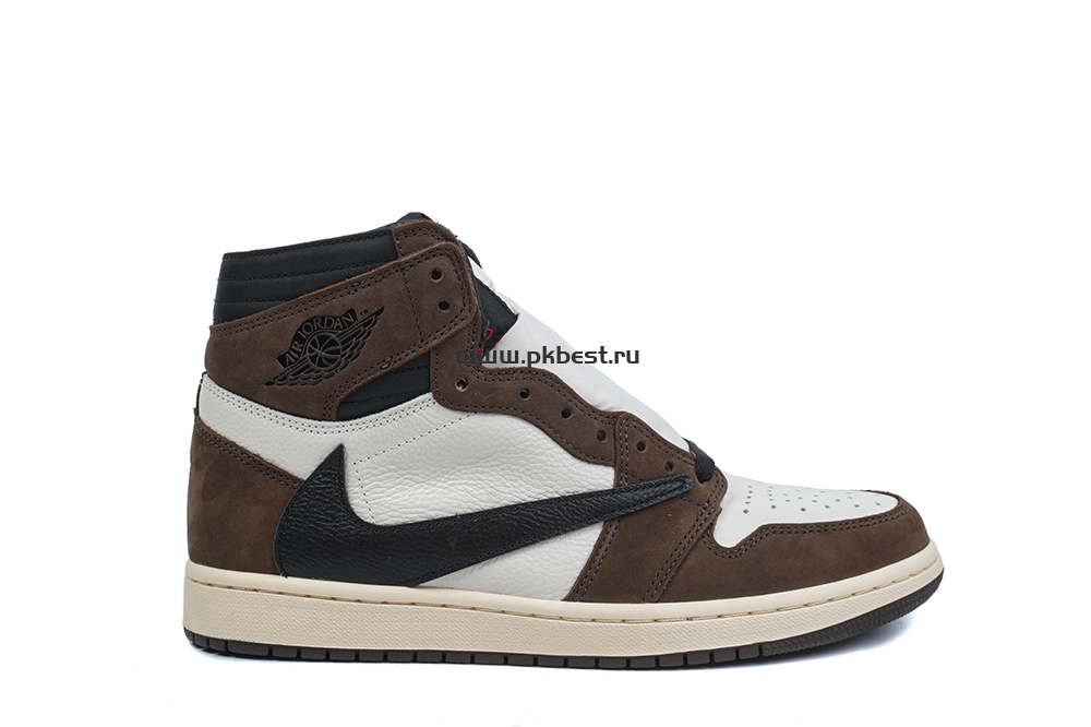 PK5.0 TRAVIS SCOTT X AIR JORDAN I CD4487-100 HIGH OG MOCHA RETAIL MATERIALS RETAIL VERSION